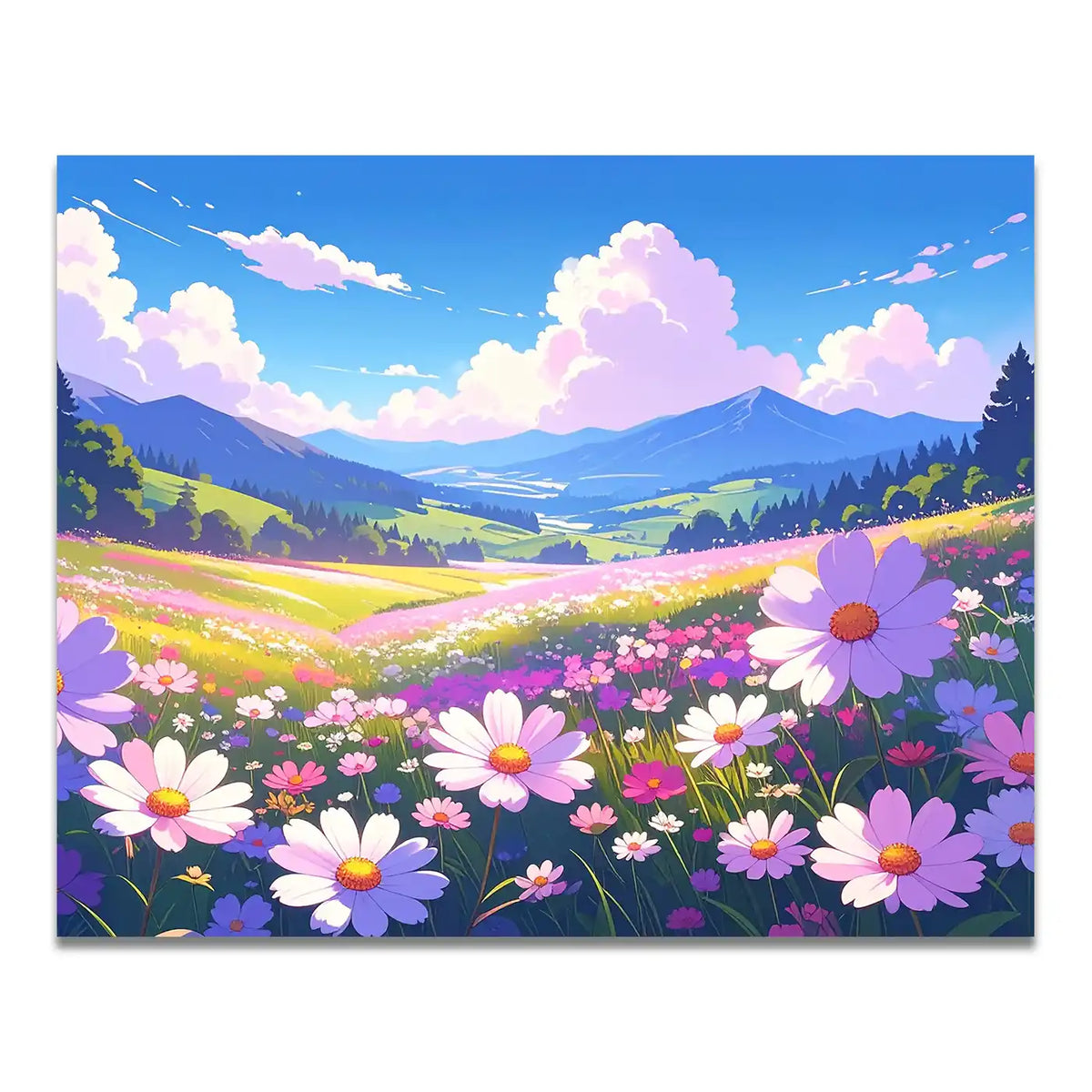 Kit de peinture prairie Fleurie