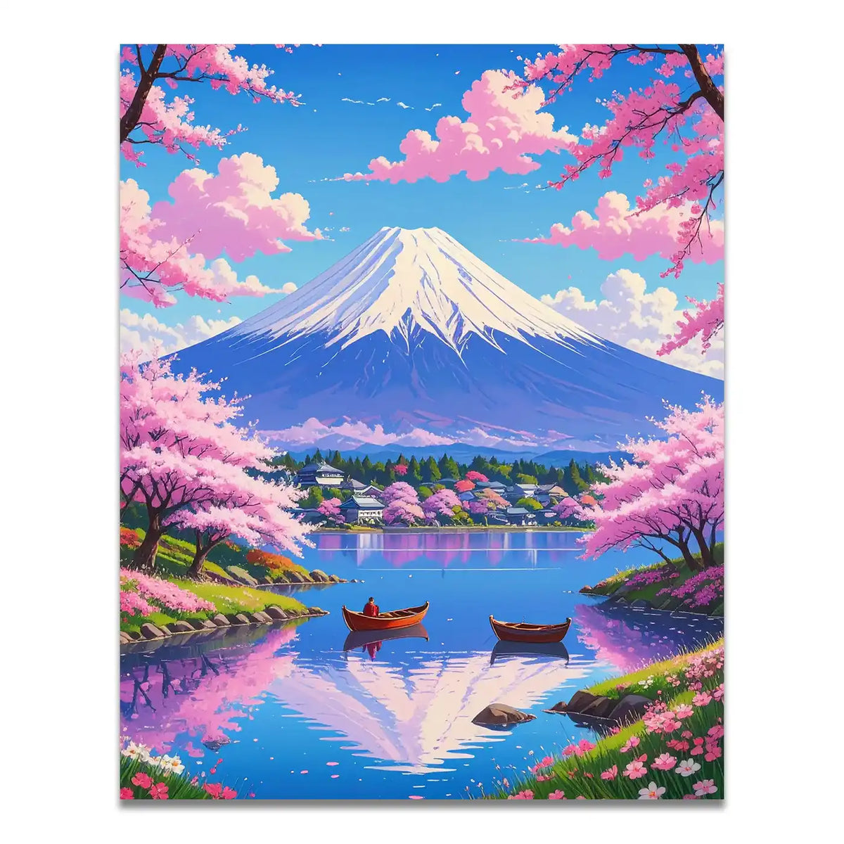 Kit de peinture mont Fuji
