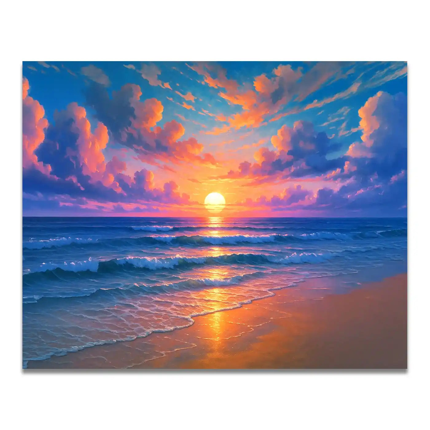 Kit de peinture coucher de Soleil