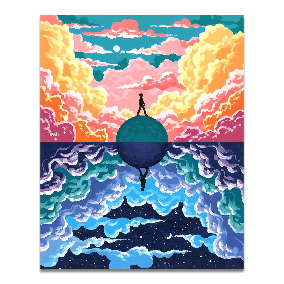 Kit de peinture tête dans les nuages