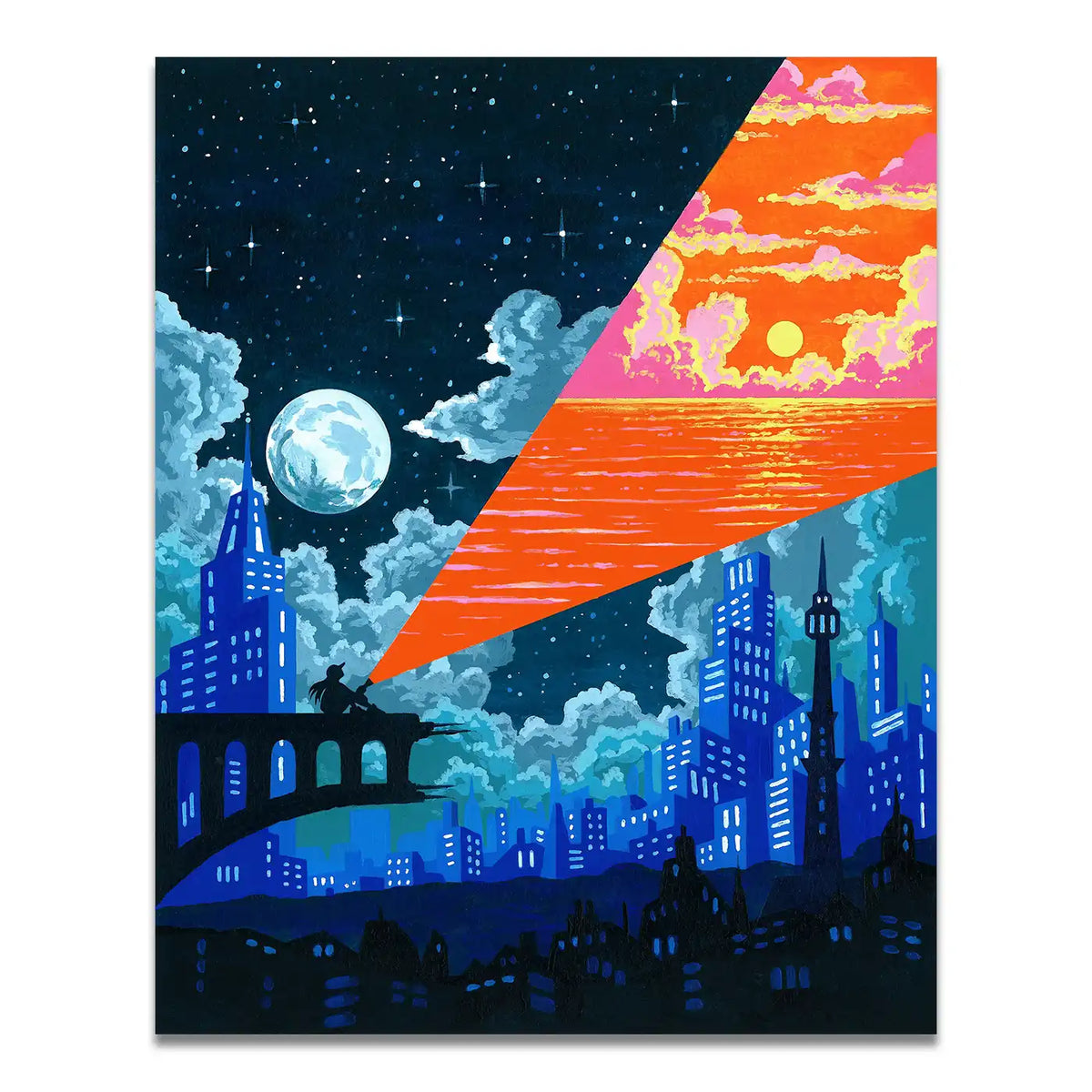 Kit de peinture lueur dans la nuit