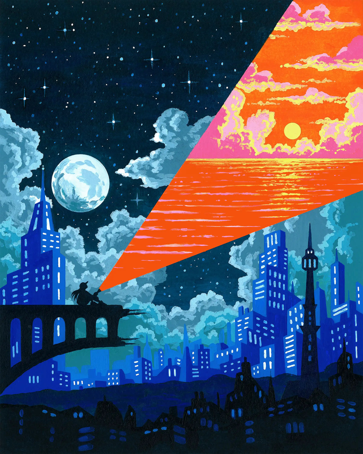 Kit de peinture lueur dans la nuit