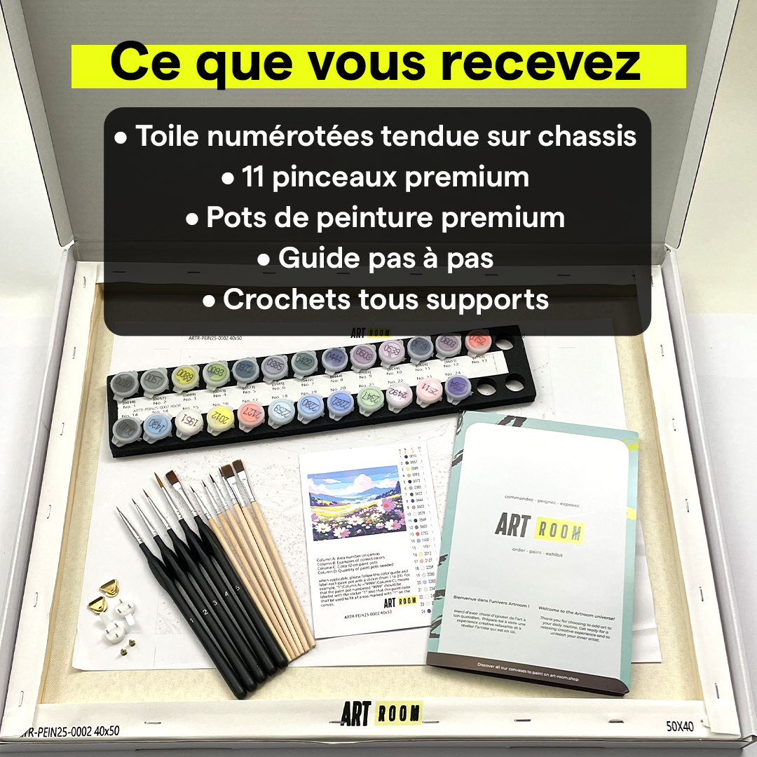 Kit de peinture tête dans les nuages