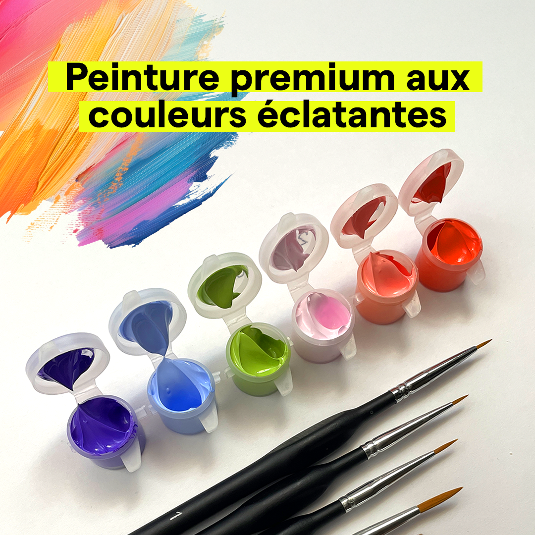 Kit de peinture tête dans les nuages