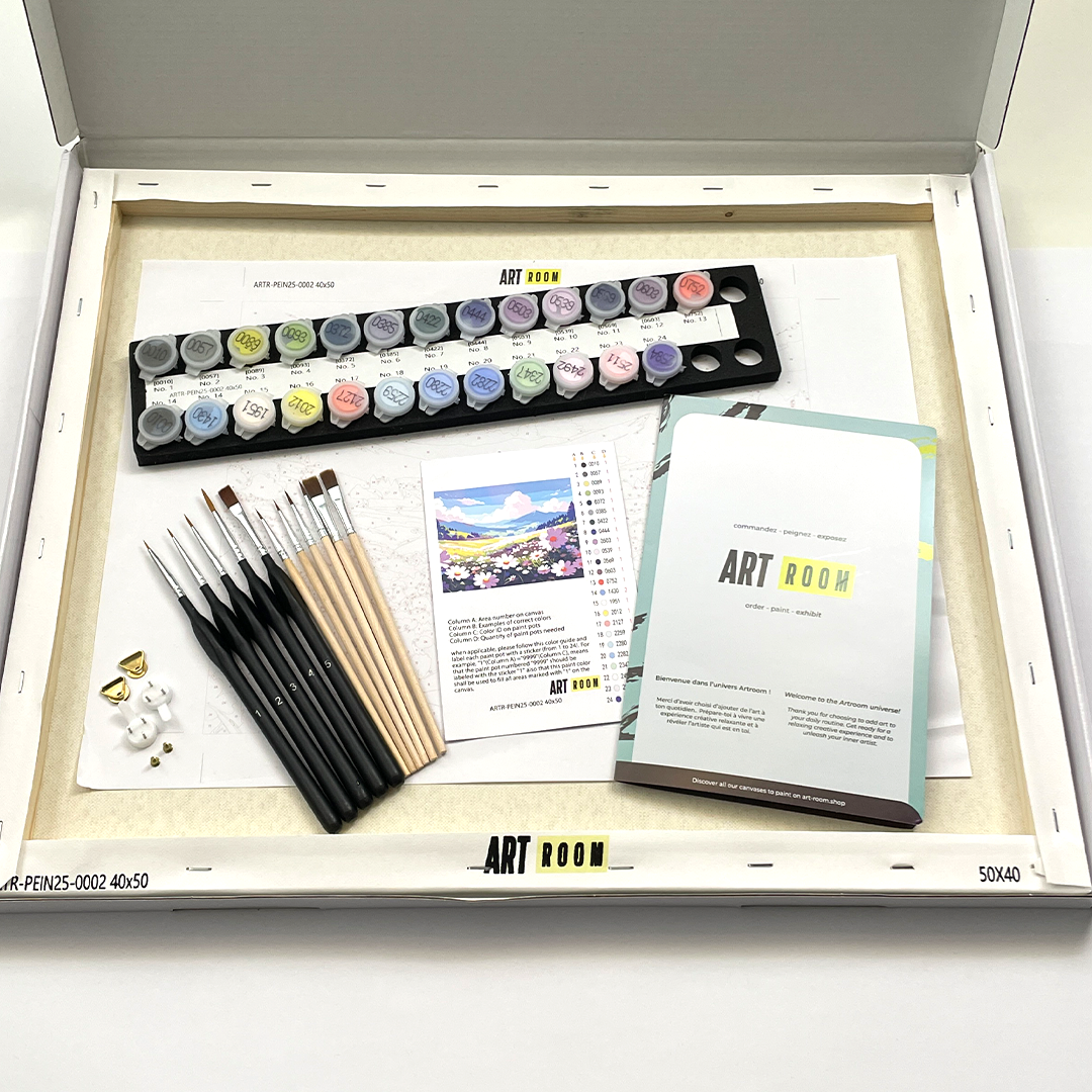 Kit de peinture tête dans les nuages